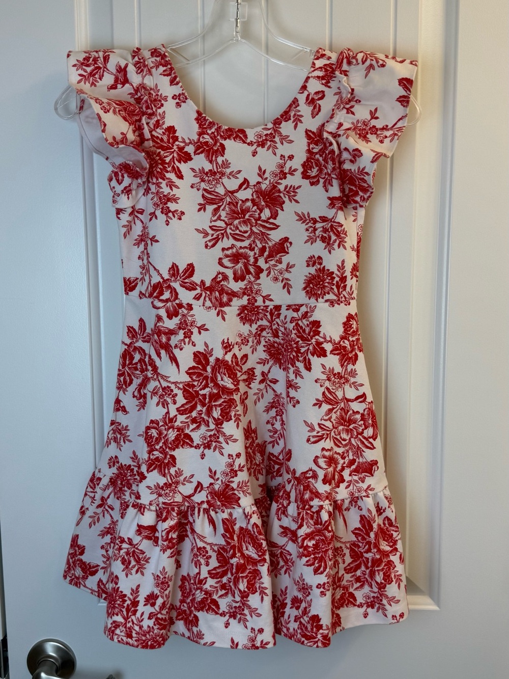 Janie and Jack American Girl collab Floral Toile Holiday Dress sz 8